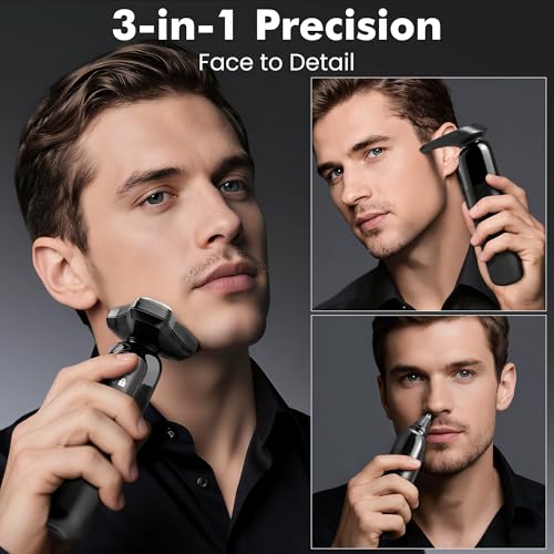44% Off Flynth 3-in-1 Electric Razor for Men - Image 3