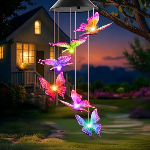 37% Off Solar Butterfly Wind Chimes for Women