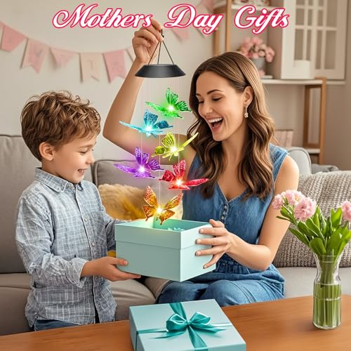 37% Off Solar Butterfly Wind Chimes for Women - Image 2