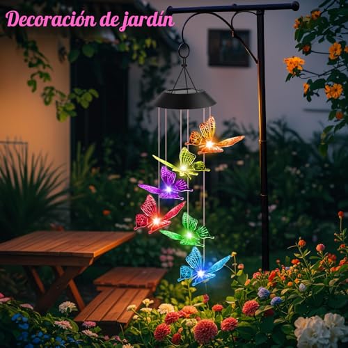 37% Off Solar Butterfly Wind Chimes for Women - Image 4