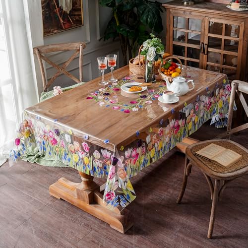 47% Off ARTABLE Clear Vinyl Tablecloth for Dining Tables - Image 3