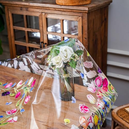47% Off ARTABLE Clear Vinyl Tablecloth for Dining Tables - Image 7