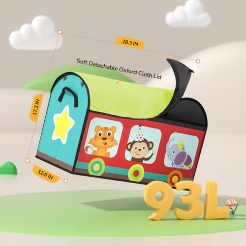 50% Off YOHOOLYO Kids Train Toy Storage Box - Image 3
