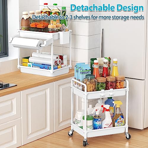 50% Off SPACEKEEPER Rolling Storage Cart with Towel Rack - Image 6