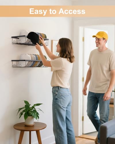 50% Off: 4-Pack Hat Rack Holds 112 Caps - Image 4