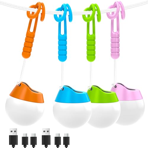 50% Off LETMY Rechargeable Camping Lights 4-Pack - Image 2