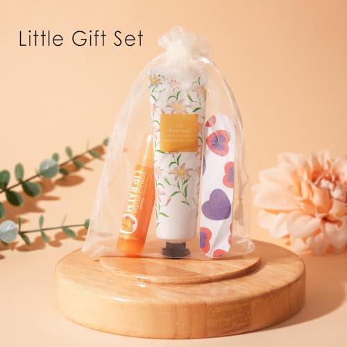 30% Off 24-Piece Hand Cream & Lip Balm Gift Set with Bags - Image 4
