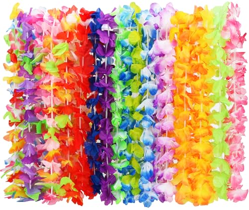23% Off 24-Pack Hawaiian Flower Leis for Luau Parties - Image 2