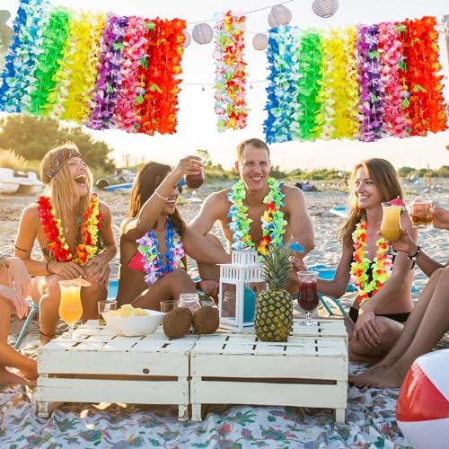 23% Off 24-Pack Hawaiian Flower Leis for Luau Parties - Image 6