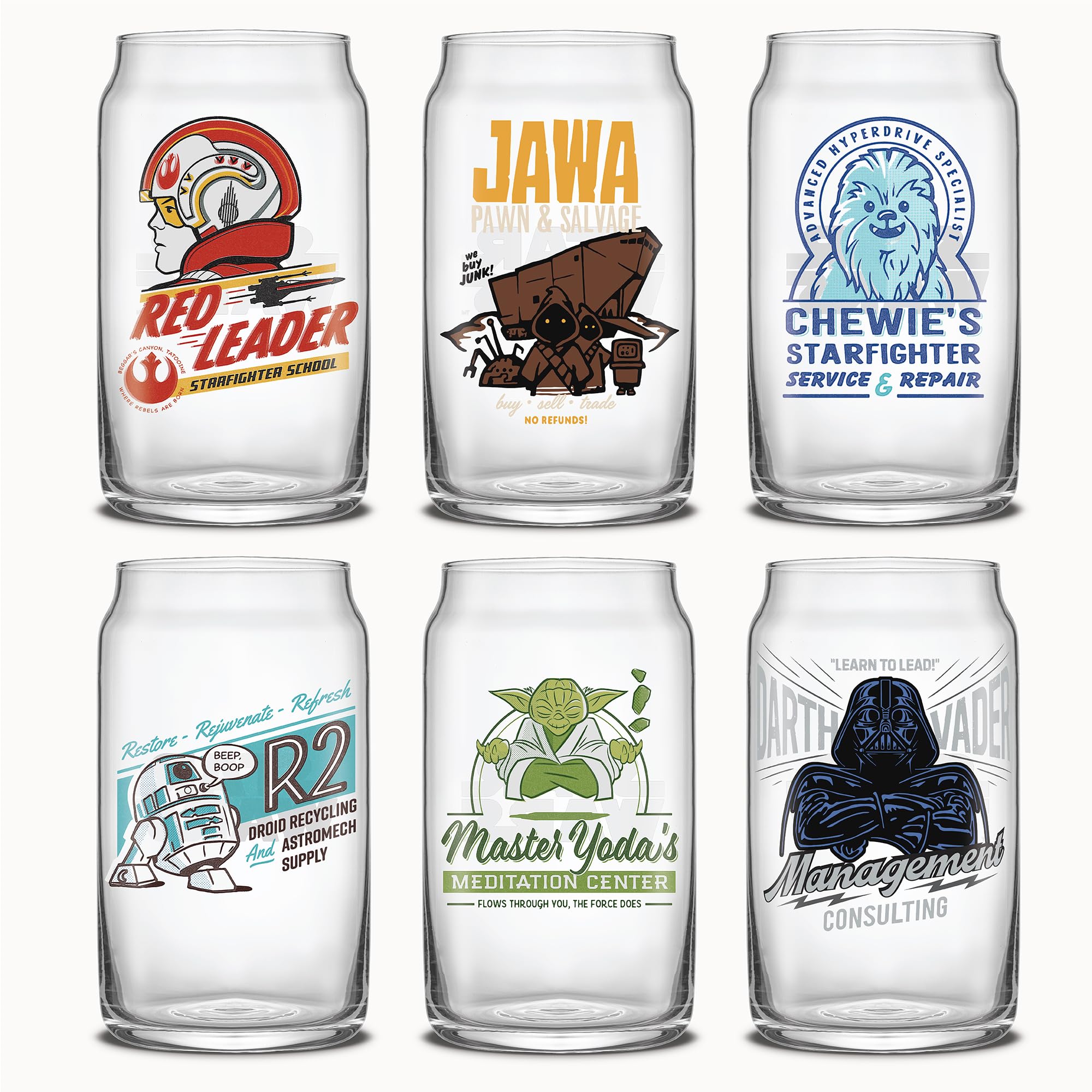 35% Off JoyJolt Star Wars Retro Glass Tumbler Set