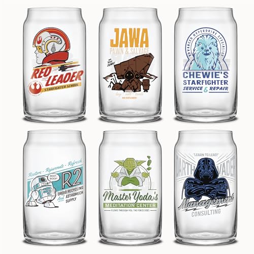 35% Off JoyJolt Star Wars Retro Glass Tumbler Set - Image 2