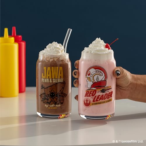 35% Off JoyJolt Star Wars Retro Glass Tumbler Set - Image 8