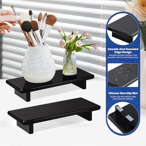 5% Off Matte Black Acrylic Vanity Tray 2-Pack - Image 3