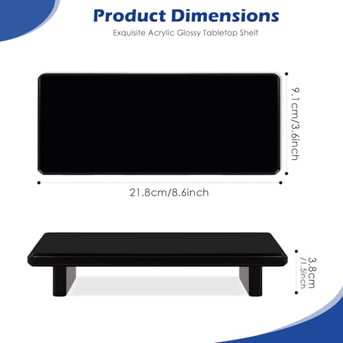 5% Off Matte Black Acrylic Vanity Tray 2-Pack - Image 4