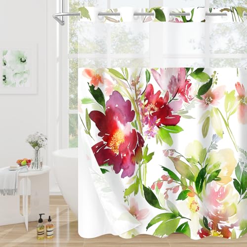 30% Off Litabel Floral Shower Curtain Set with Liner - Image 2