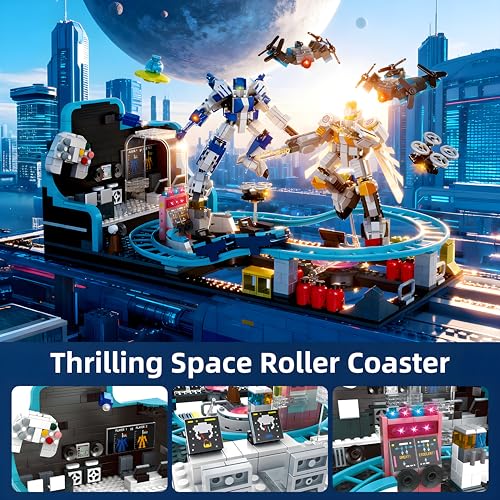 50% Off Toptrend 1293pc STEM Space Roller Coaster Toy - Image 3