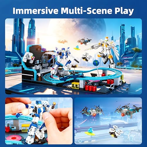 50% Off Toptrend 1293pc STEM Space Roller Coaster Toy - Image 7