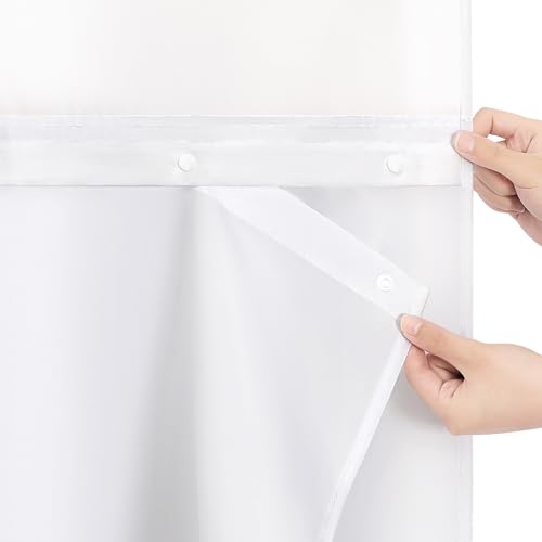 50% Off Craidlela Snap-in Fabric Shower Curtain Liner - Image 2