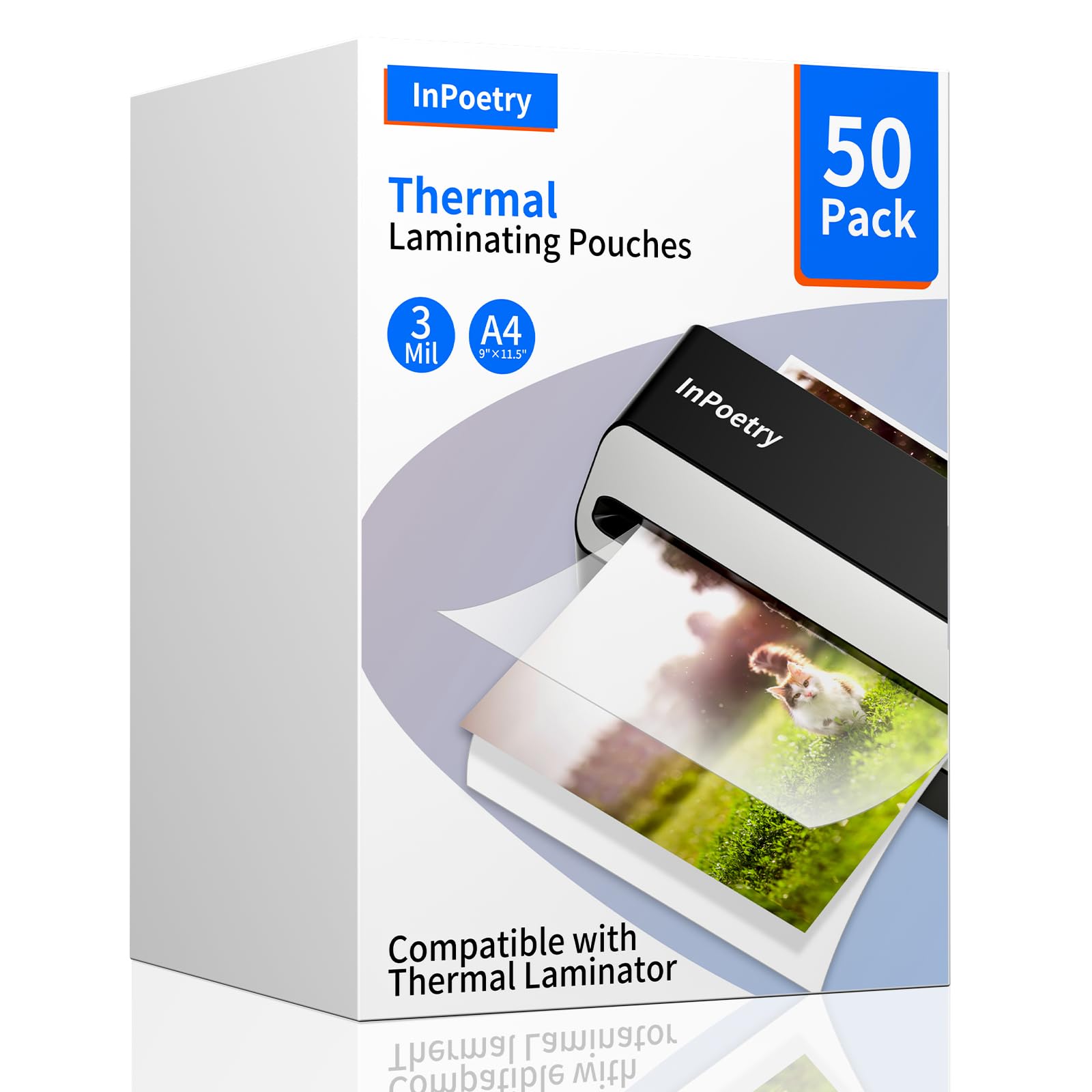 Save 40% on InPoetry Thermal Laminating Sheets, 50-Pack