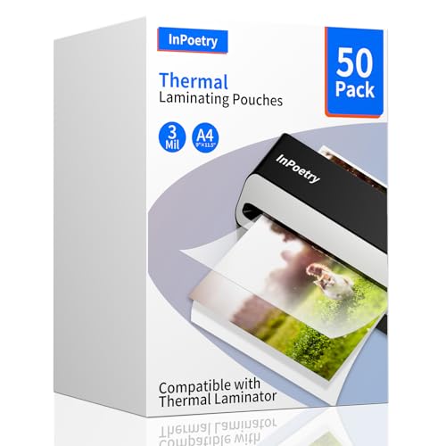 Save 40% on InPoetry Thermal Laminating Sheets, 50-Pack - Image 2