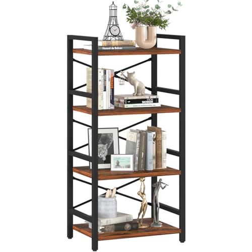 20% Off Yoobure 4-Tier Industrial Bookshelf - Image 2