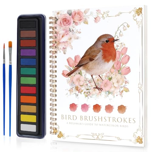 Easy-Learn Bird Watercolor Workbook at 50% Off!