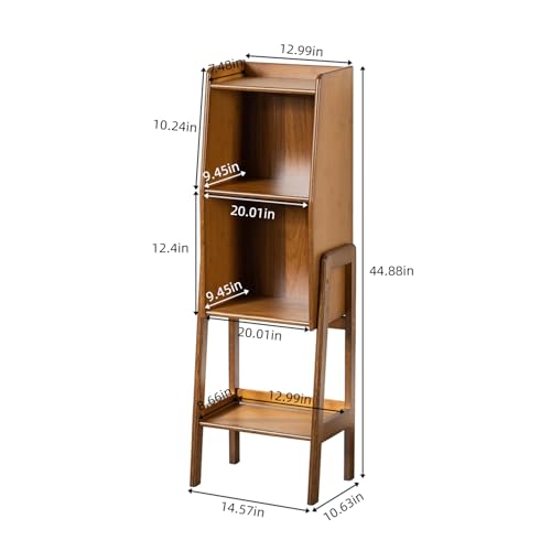 50% Off 3-Tier Bamboo Bookshelf by ABAMFUR - Image 2