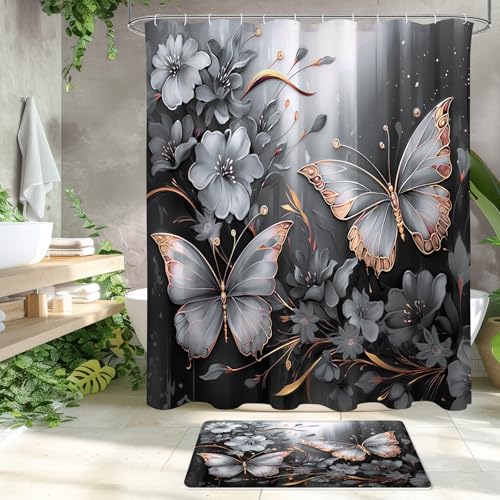 50% Off Litabel 4-Piece Butterfly Bathroom Set - Image 4