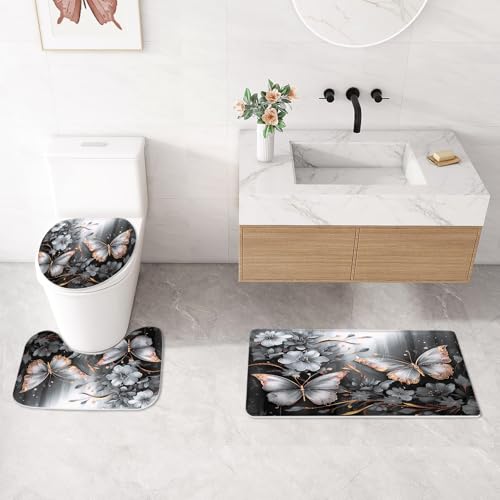 50% Off Litabel 4-Piece Butterfly Bathroom Set - Image 5