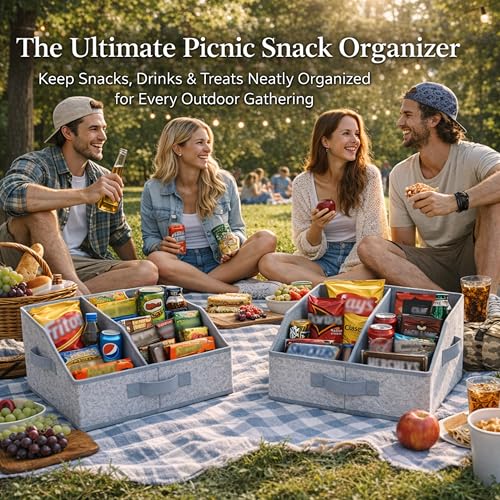 3-Pack Snack Organizers for Countertop, Save 50% - Image 3