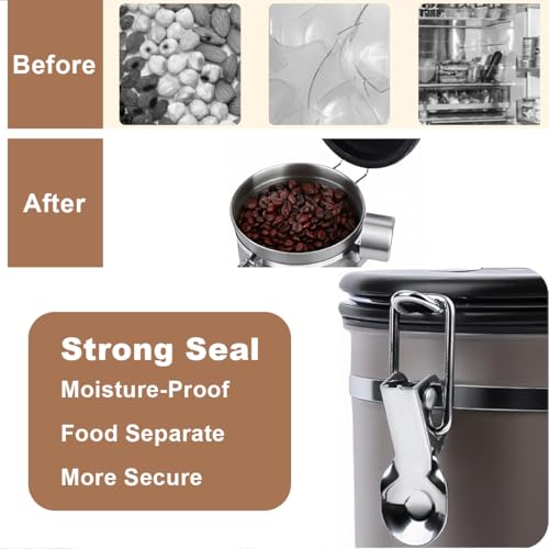 30% Off Stainless Steel Coffee Canister Airtight Storage - Image 5