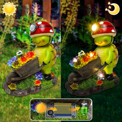 50% Off SunGlee Solar Turtle Outdoor Garden Light - Image 4