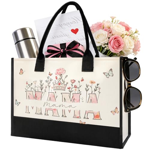 15% Off Floral Mama Tote Bag – Perfect Mother's Day Gift - Image 1