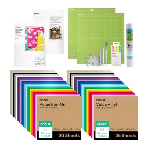 Cricut All-in-One Bundle: 67 Crafting Essentials