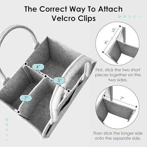 50% Off HIPHOP PANDA 2-Pack Diaper Caddy Organizer - Image 3