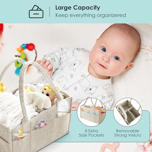50% Off HIPHOP PANDA 2-Pack Diaper Caddy Organizer - Image 4