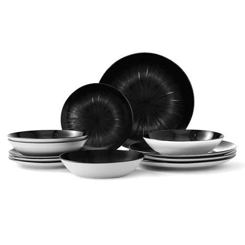 Bestone 12-Piece Dinnerware Set for 4, Now 53% Off