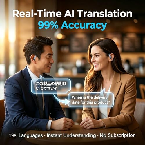 Real-Time Translation Earbuds 198+ Languages - $13.99 - Image 3
