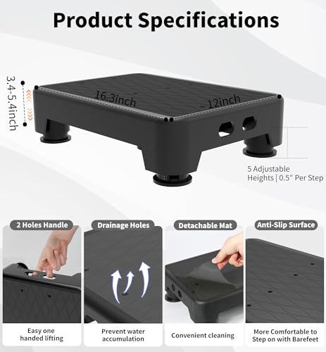 5-Level Step Stool for Seniors with 700 LBS Capacity - Image 5