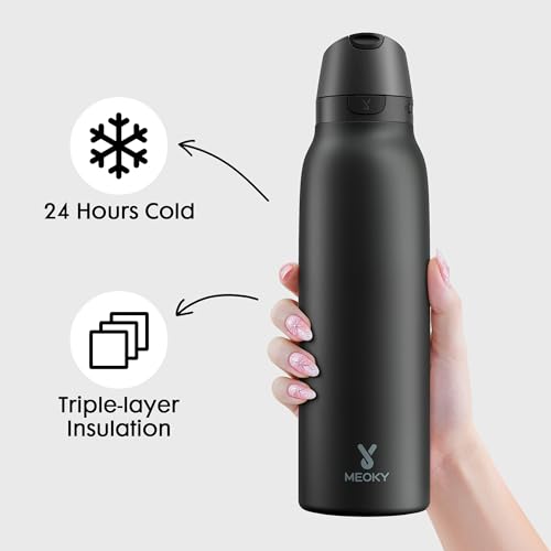 20% Off Meoky 24 oz Slim Insulated Water Bottle - Image 2