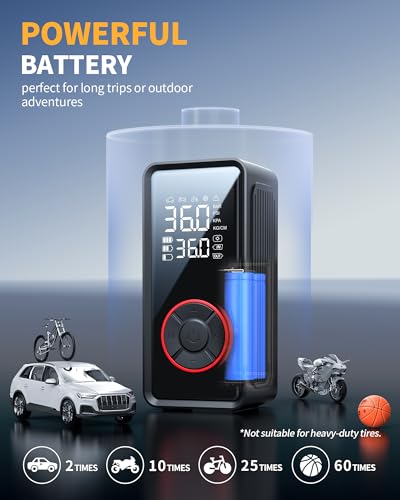 57% Off Powools Tire Inflator: 3X Faster Air Pump - Image 3