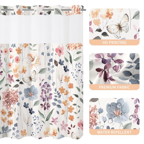 50% Off Litabel Floral Shower Curtain Set - Image 6