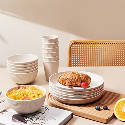 20% Off HXYPN 18pc Wheat Straw Dinnerware Set - Image 3
