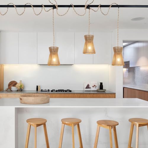 50% Off Handwoven Rattan Plug-In Pendant Light - Image 6