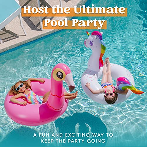 43% Off JOYIN 2-Pack Flamingo & Unicorn Pool Float - Image 5