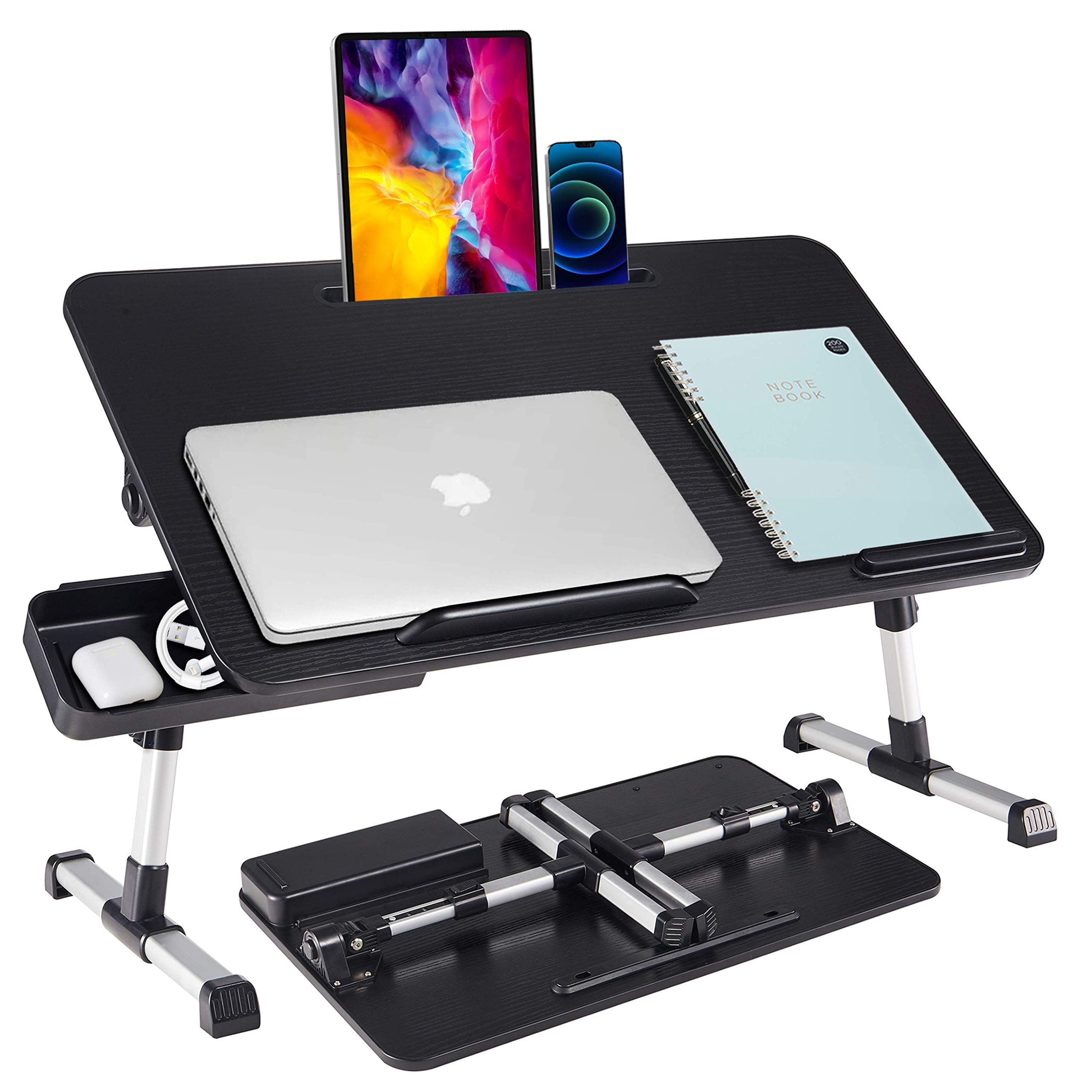 BUILDEC Adjustable Lap Desk with Storage Drawer