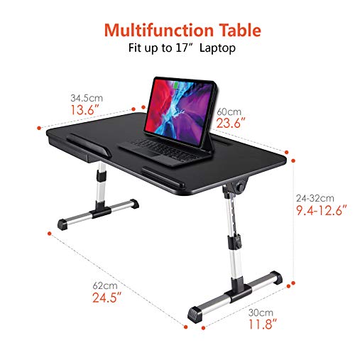 BUILDEC Adjustable Lap Desk with Storage Drawer - Image 3