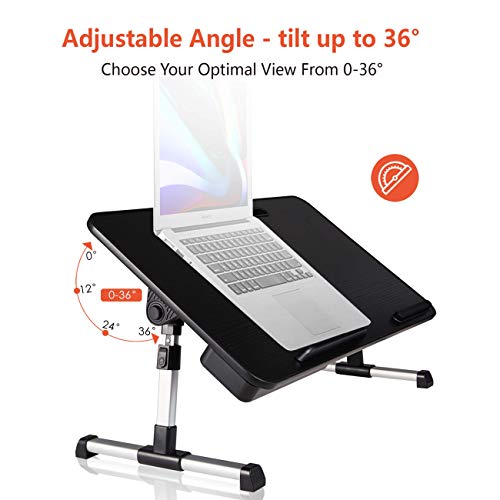 BUILDEC Adjustable Lap Desk with Storage Drawer - Image 5