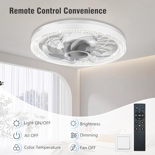 40% Off Deyagoo Ceiling Fan Light with Remote - Image 7