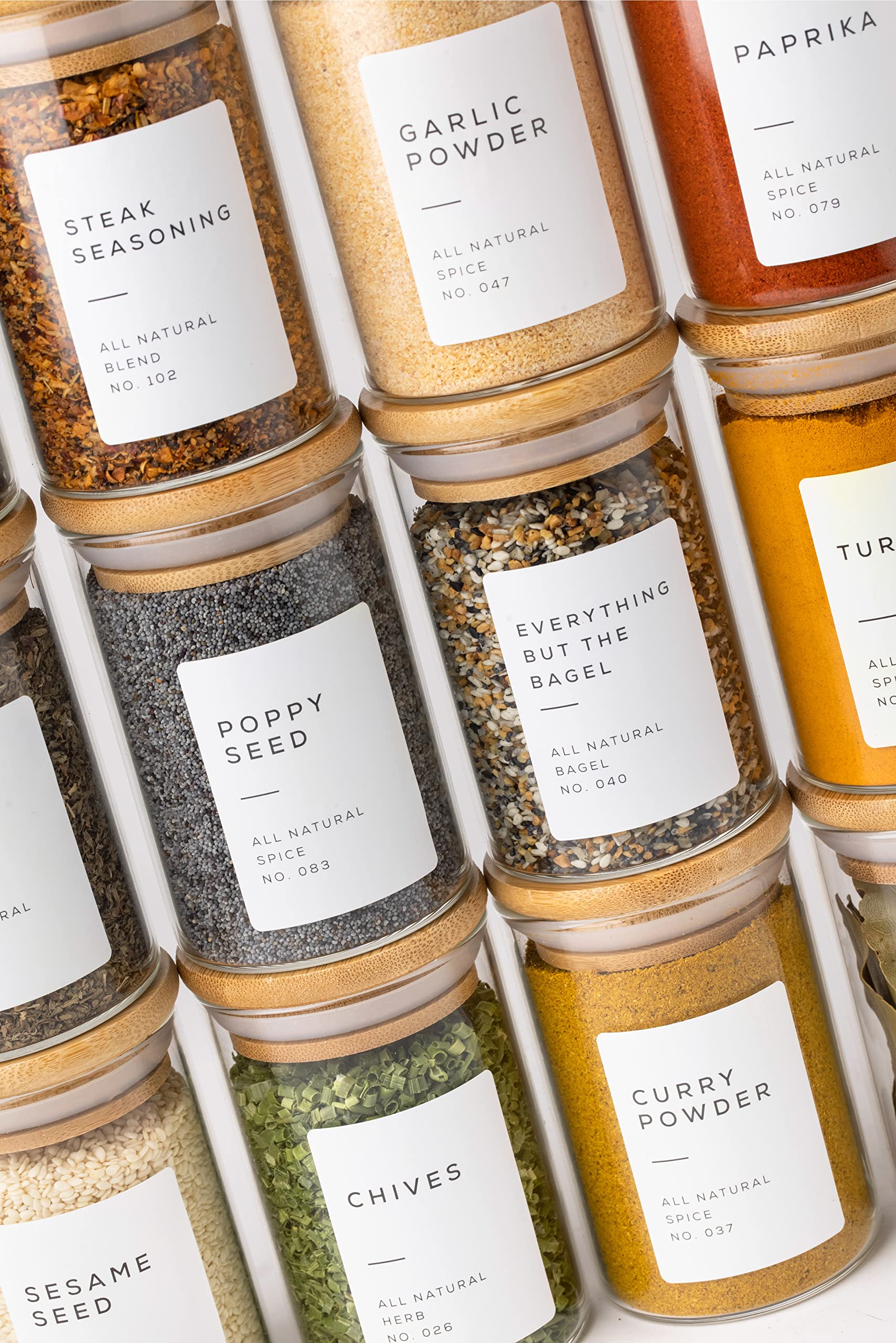 22% Off Bloomondo Spice Jars with Labels